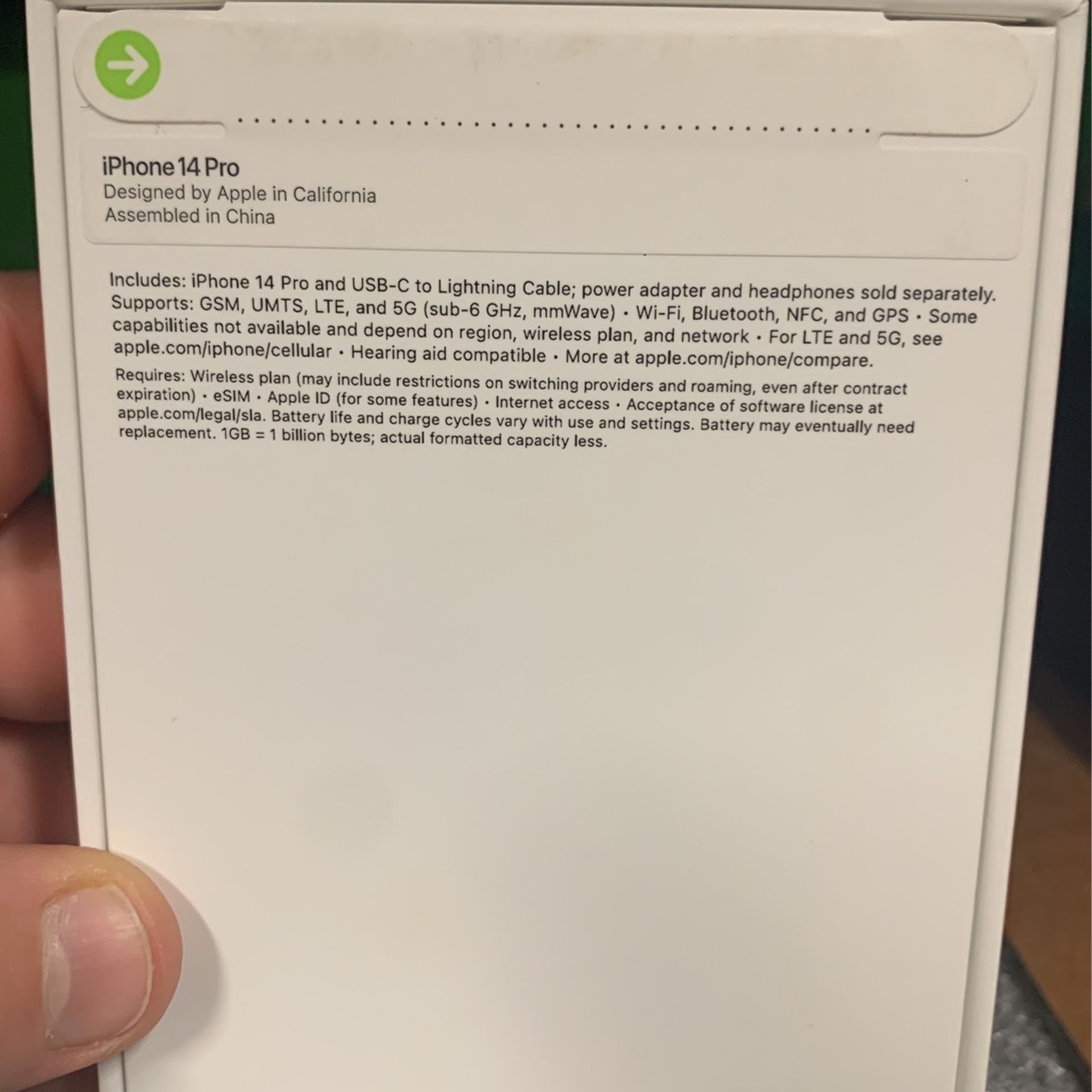 iPhone 14 Pro (128) Gig