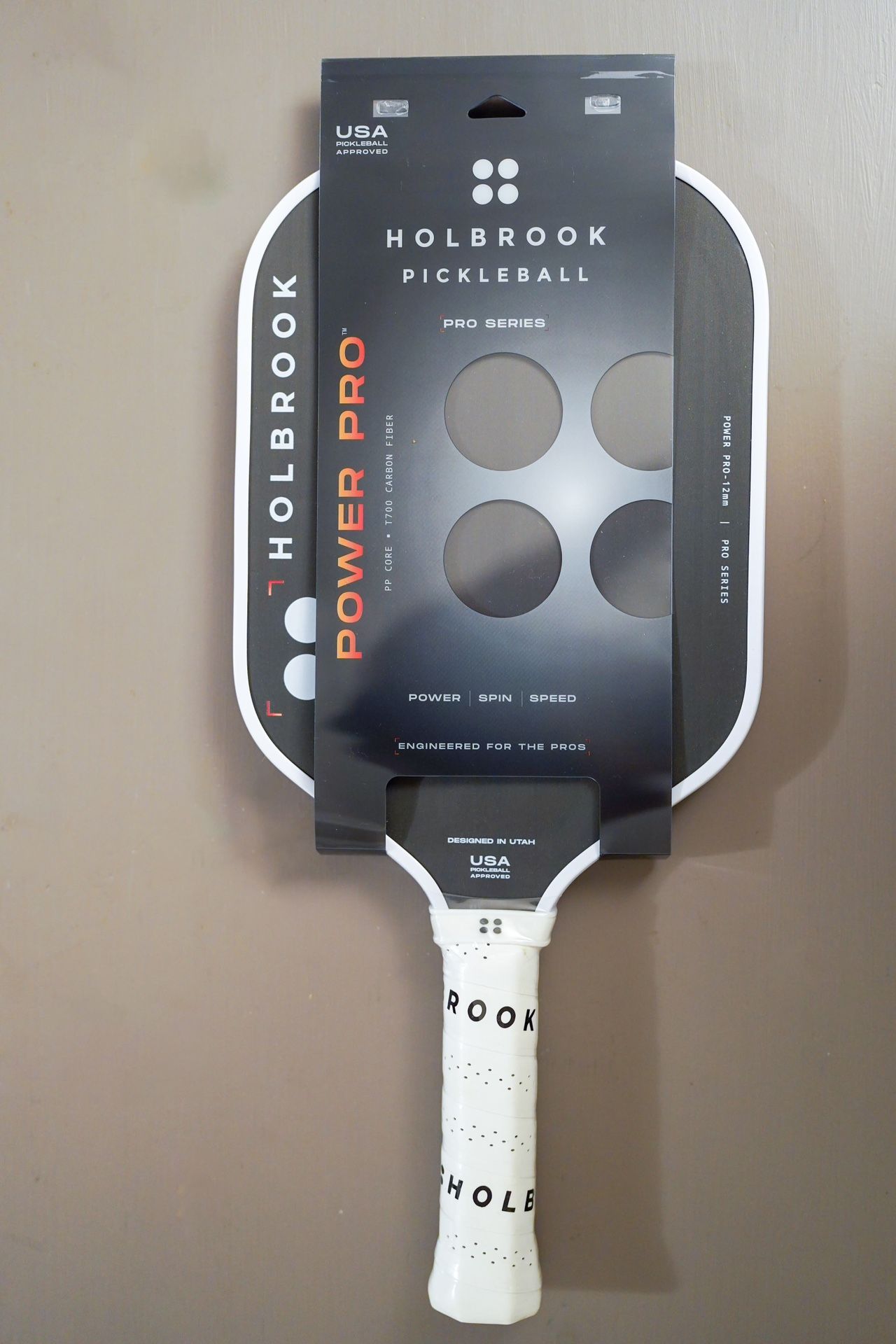 NEW Holbrook Power Pro 12mm Pickleball Paddle *RARE*