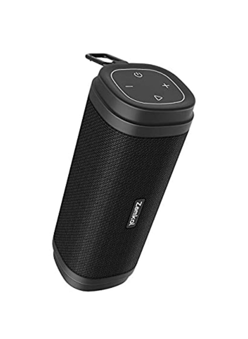 Zamkol Bluetooth Speaker 24W Waterproo Bluetooth Speakers Portable Wireless 360° Stereo Sound & Enhanced Bass Speaker, TWS, Built-in Mic, IPX6 for Ho