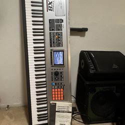 Roland Fantom X8 Keyboard Workstation Piano (with Hundreds Of Extra Sounds); X-8 Comes with Roland KC-350 Amp