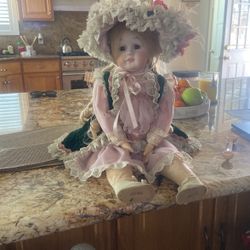 Homemade Porcelain Doll