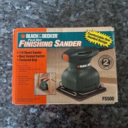 Black and Deck finishing sander