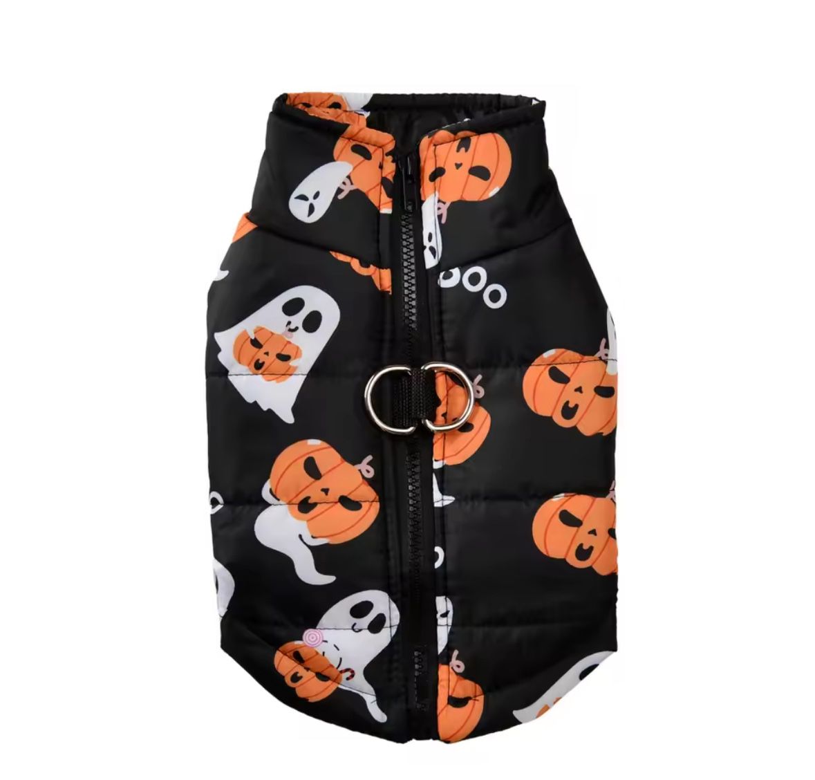 Halloween Dog Clothes Winter Warm Puppy Vest Jacket For Small Dogs Cats Outdoor Waterproof Pet Coat