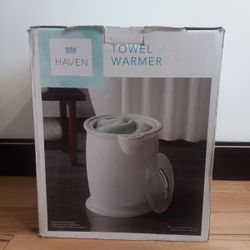 Heated Towel Warmer Bucket by Haven “New in Box”
