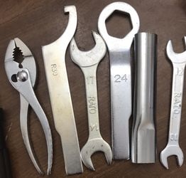 OEM 2018 ninja 400 motorcycle tool kit with bag not shown