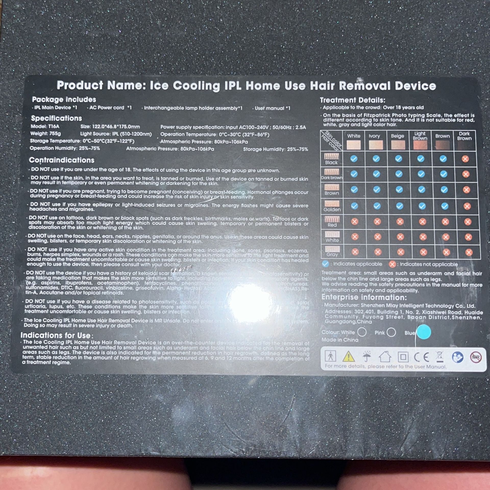 SmooEase laser hair Removal Kit