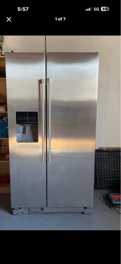 FREE  Stainless Steel Side-by-Side Refrigerator