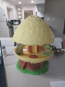 VINTAGE ST WARS EWOK TREEHOUSE FAMILY HUT 1984