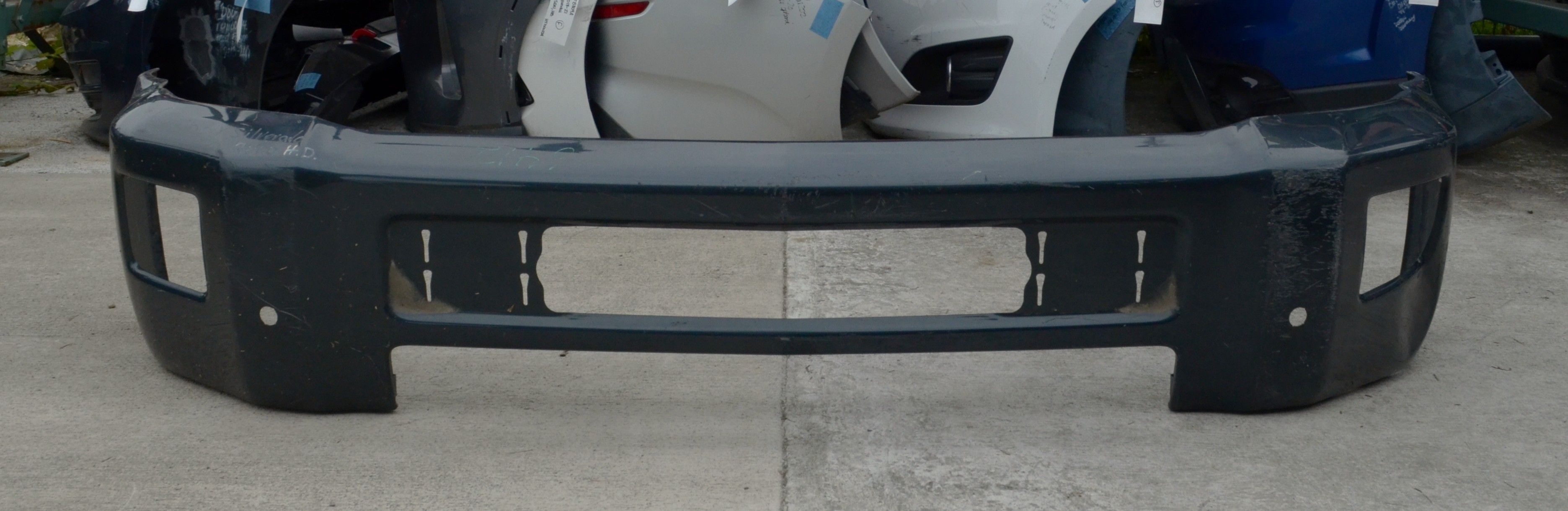 USED REF#M044B || 2015-2019 CHEVROLET SILVERADO 2500HD || FRONT METAL BUMPER