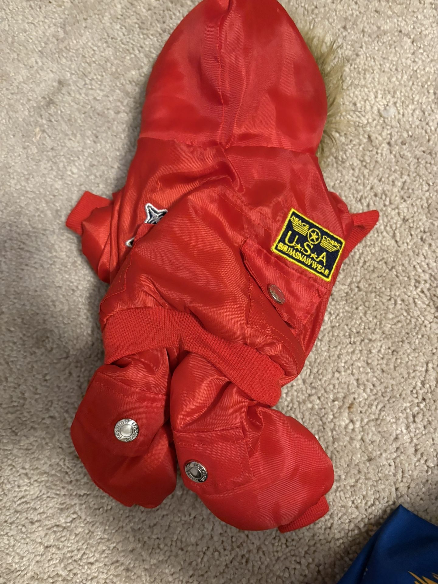 Waterproof Small Dog Winter Jumpsuit