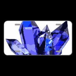 License Plate Novelty Car Front Crystals Sharp Using Crystals