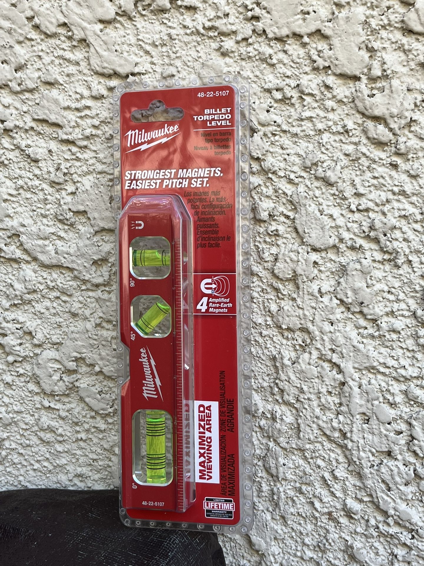 Milwaukee 7 inches Billet Torpedo Level