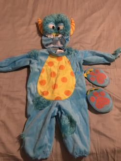 InCharacter Baby Lil’ Monster Infant Baby Warm Costume Sz S 6-12 Months Used