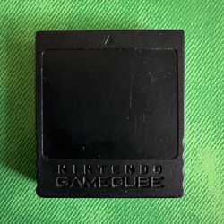 Official Nintendo GameCube Black Memory Card 251 Blocks (DOL-014) Genuine OEM