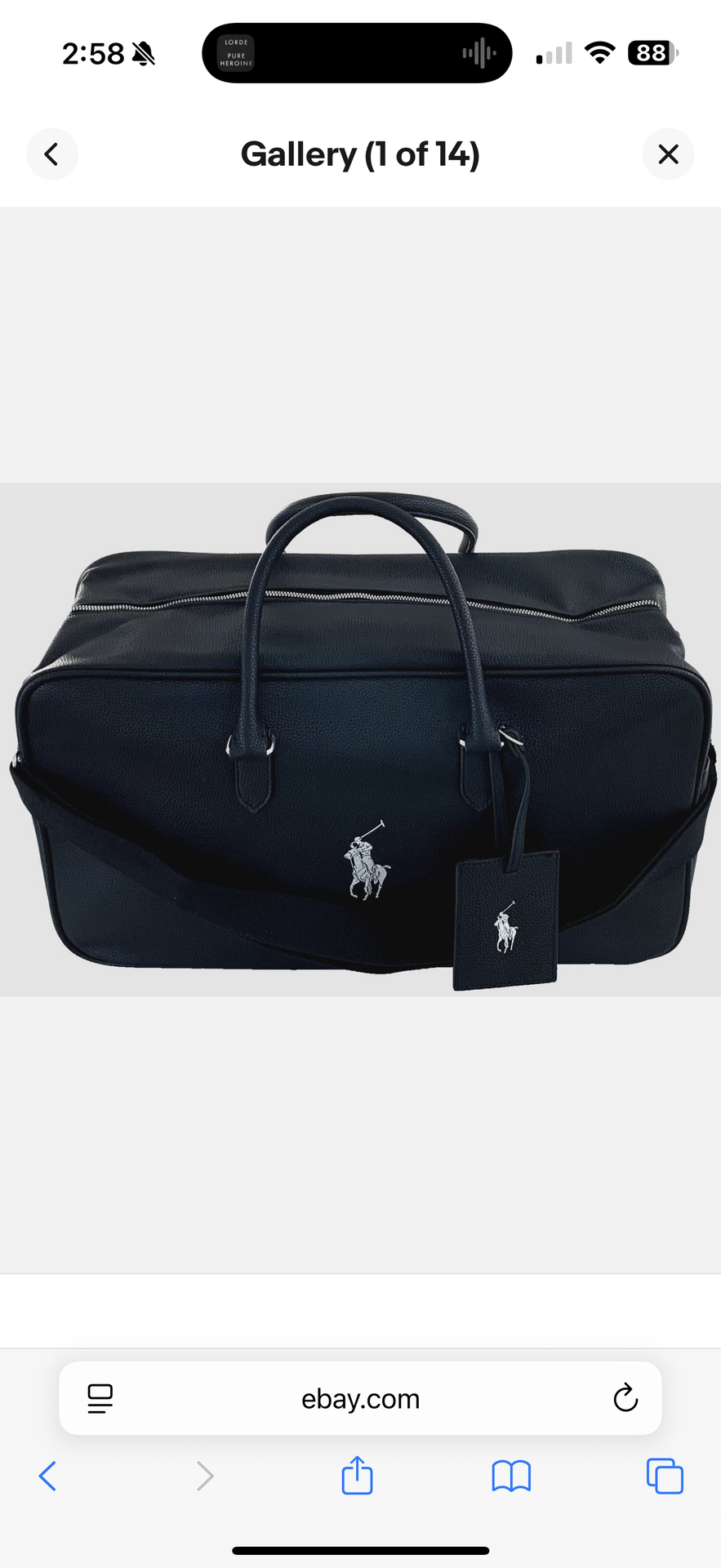 Ralph Lauren duffel bag