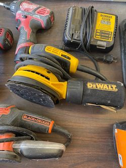 Mixed Power Tool Lot – DeWalt, Milwaukee, Black+Decker