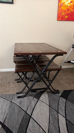Four chair dining table