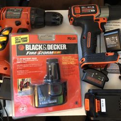 Two Black & Decker Drills 