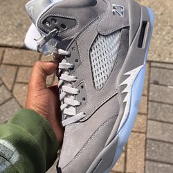 Jordan 5 WOLF GREY SIZE 12 , 13