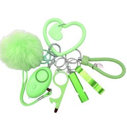 Jibrees Self Defense Keychain -Lime Green