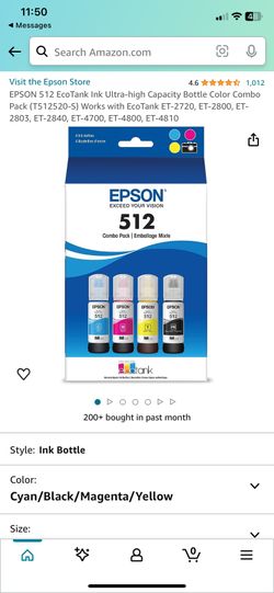 EPSON Printer Ink Eco Tank