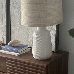 White Ceramic Lamp