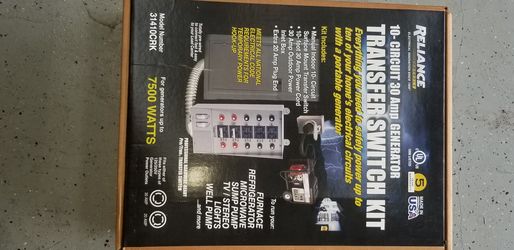 Reliance 31410CRK generator transfer kit