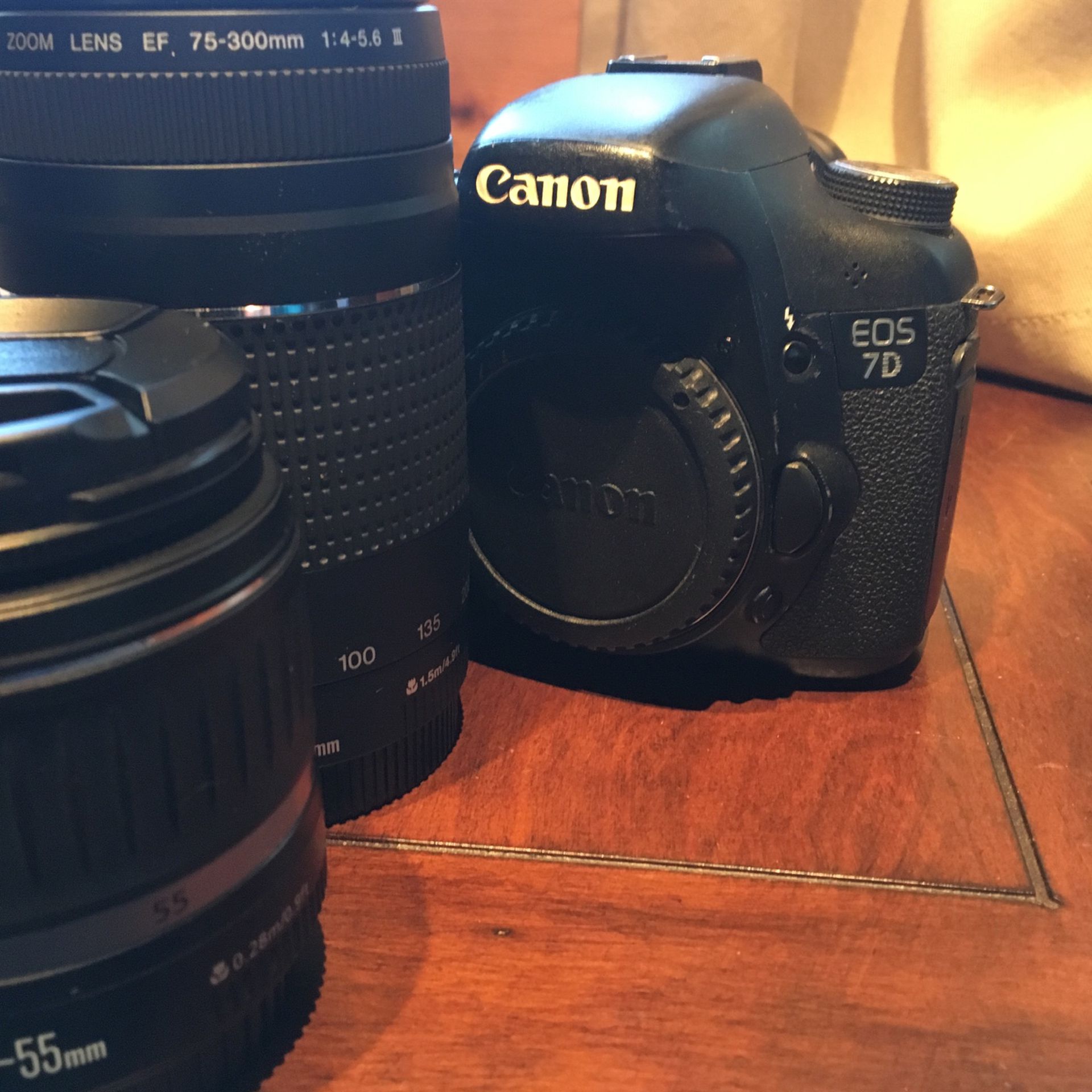 Canon 7D with Two Lenses
