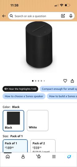 Sonos Era 100 SL Compact, Microphone