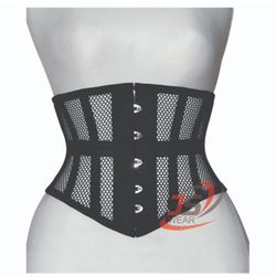 Body Shaper Mesh Corset Waist Trainer Steel Boned Women Underbust Cincher Corset