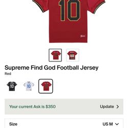 Supreme Find God Football Jersey