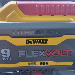DEWALT

FLEXVOLT 20V/60V MAX Lithium-Ion 9.0Ah Battery

