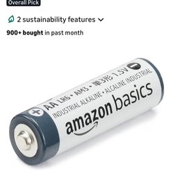 Amazon Basics Industrial AA Batteries