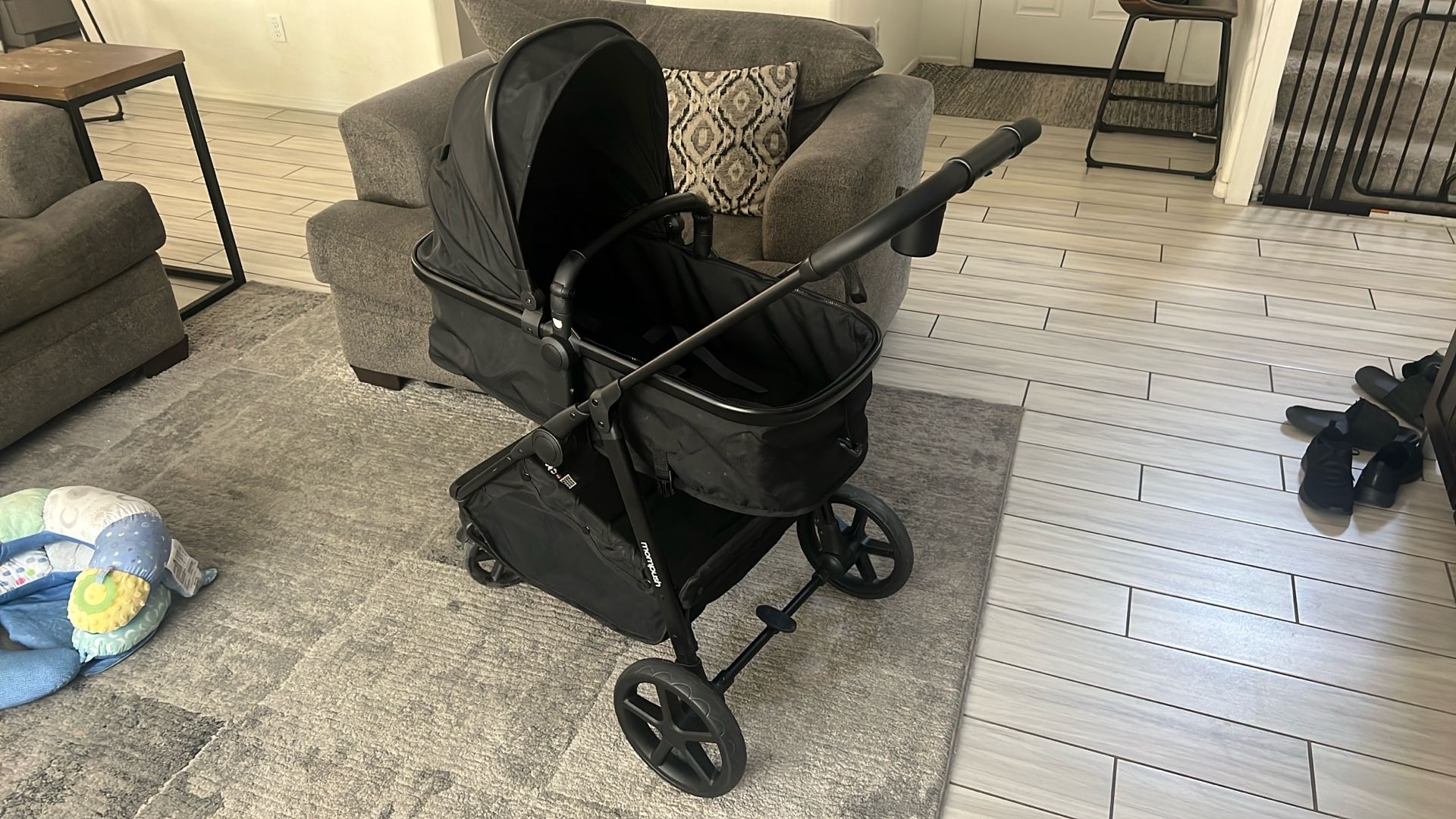 Mompush Wiz 2-in-1 Convertible Baby Stroller with Bassinet Mode,