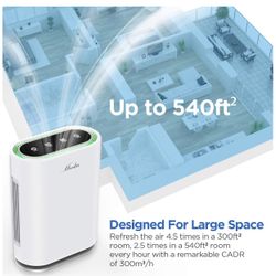MOOKA True HEPA+ Smart Air Purifie, Large Room up to 540ft²