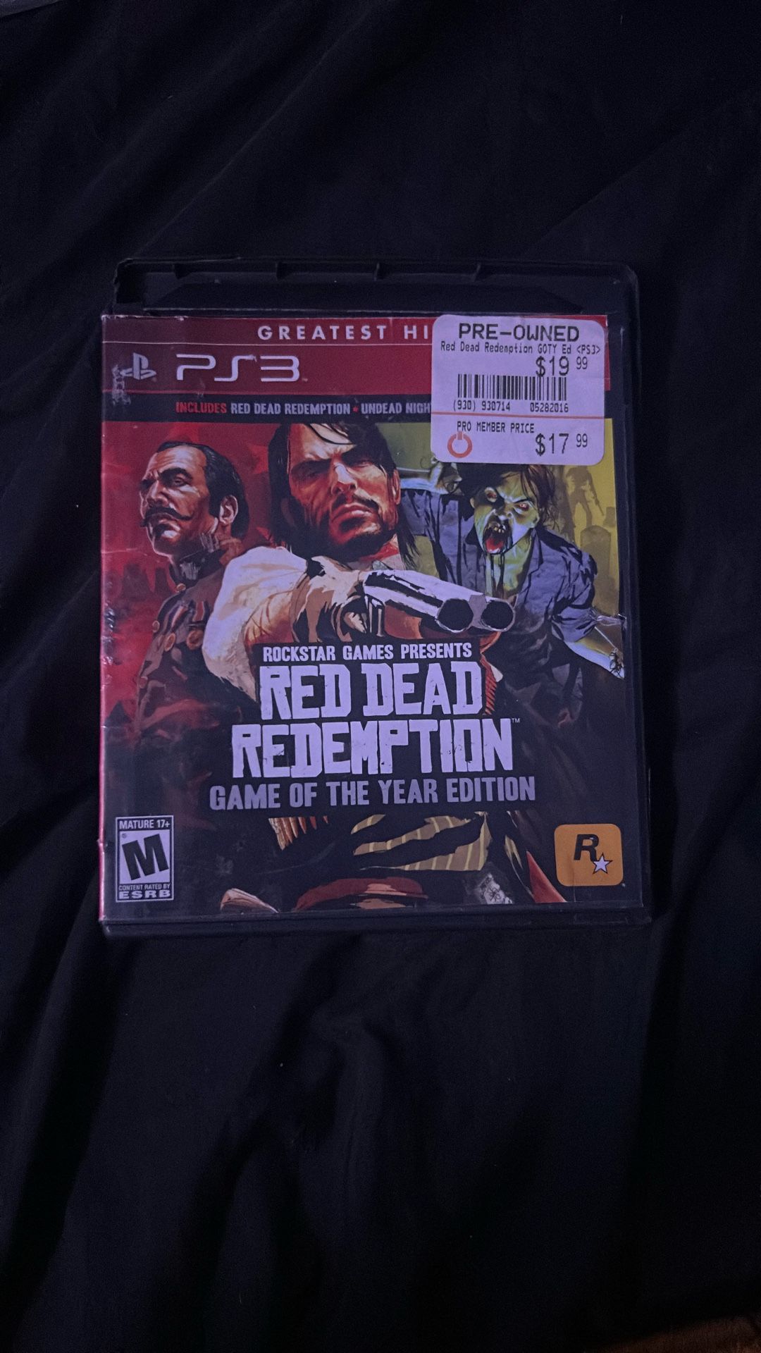 Original Red Dead Redemption Ps3