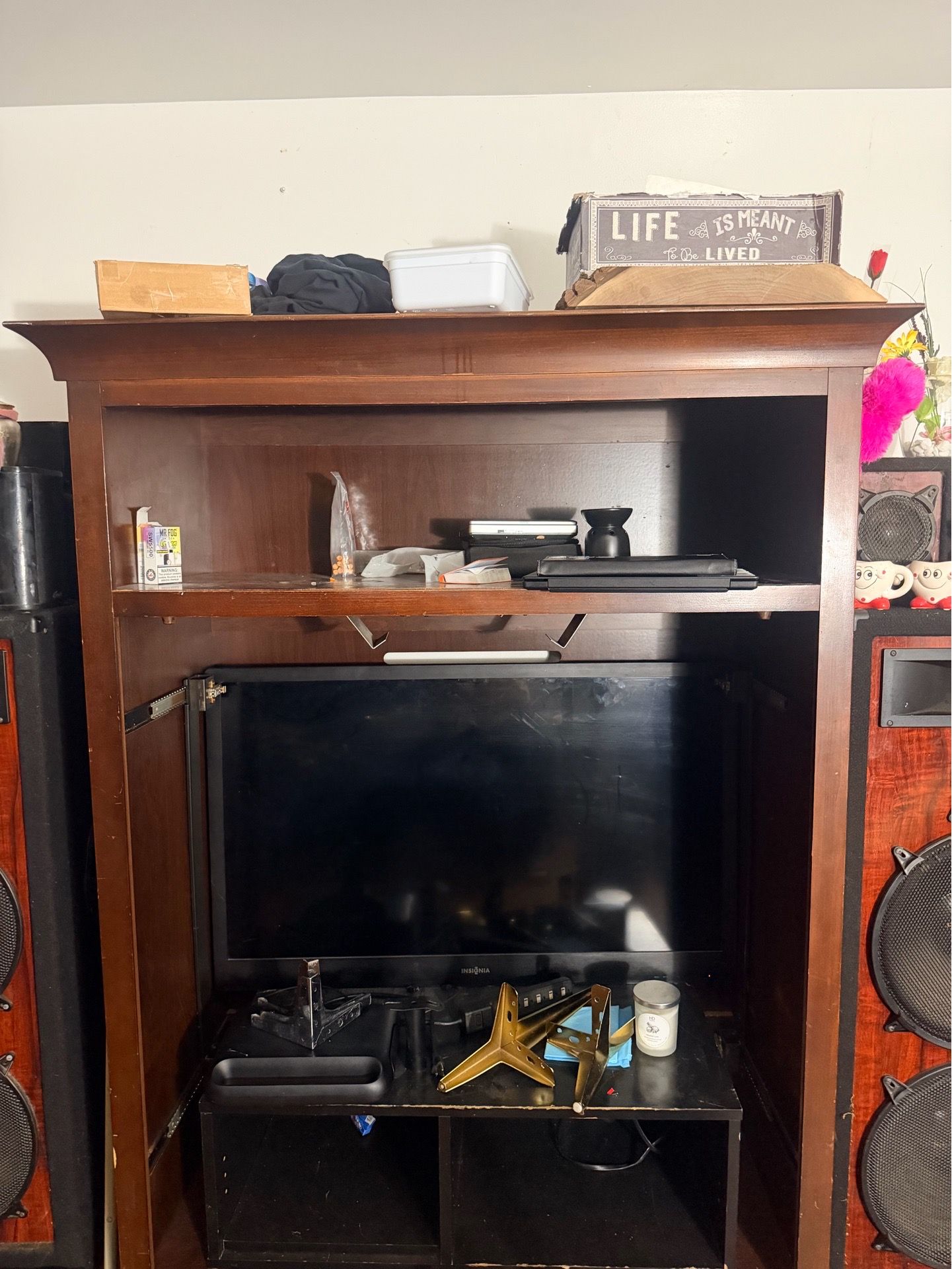 Cherry Oakwood Entertainment stand( only)