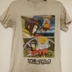 Cowboy Bebop Original Sunrise Shirt Faye & Ed From EP Hard Luck Woman 