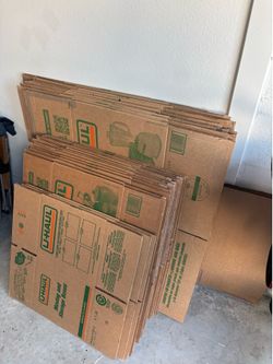 Moving Boxes Bundle - Clean & Flat Packed (U-Haul)
