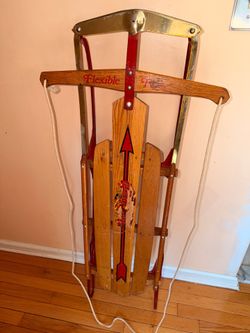 Vintage Flexible Flyer sled model 44