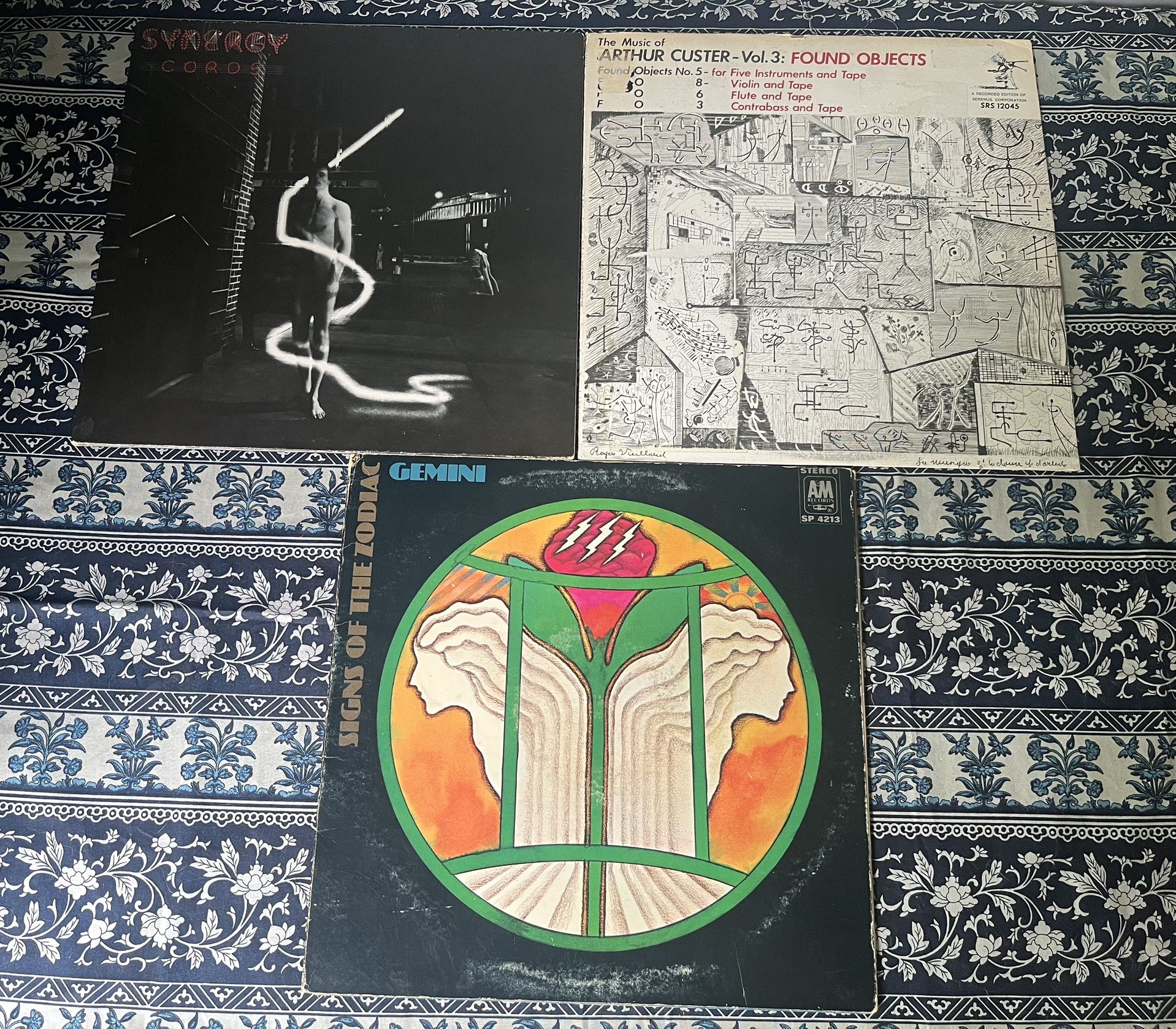 70s electro vinyl records Signs of the Zodiac Mort Garson Synergy
