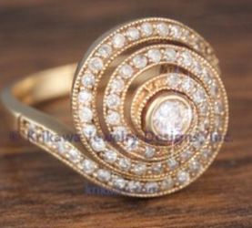 14k Diamond Ring