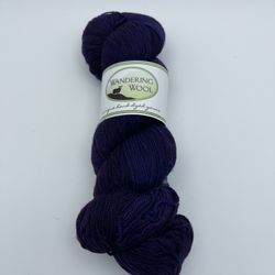 Wandering Wool 100g Skein Deep Amethyst Purple 