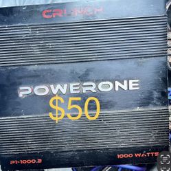 PowerOne amp $50! 1000 Watts / Good