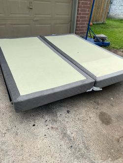 King size box springs. In good condition