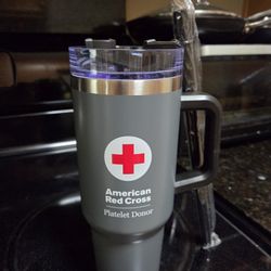 American Red Cross 40 Oz Tumbler And Snoopy Stickers