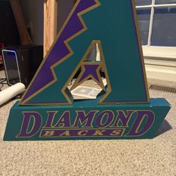 Wooden Diamond back sign