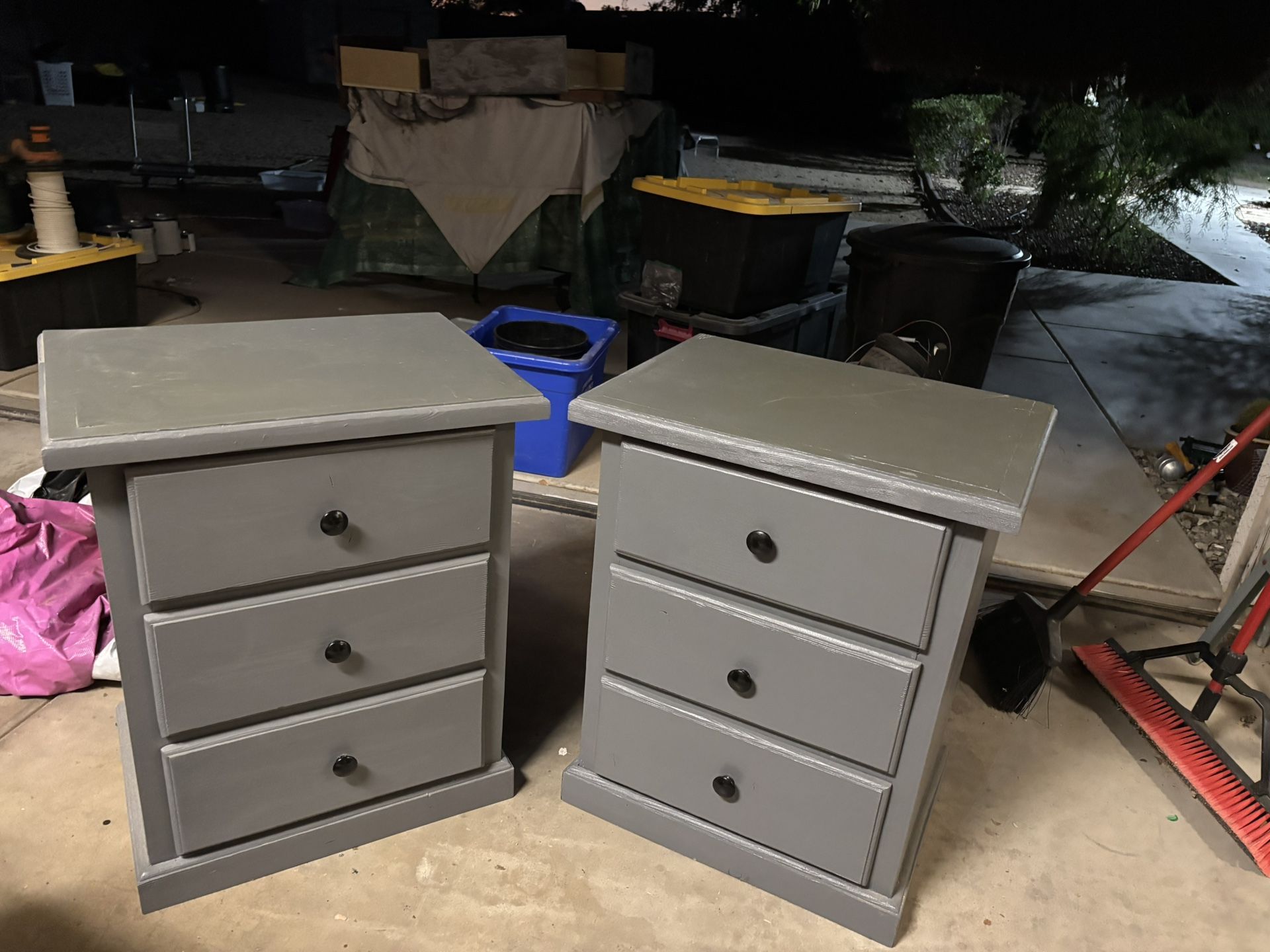 Bedroom side tables