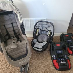 City Mini Jogger Stroller And Car Seat