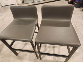 Gray bar stools
